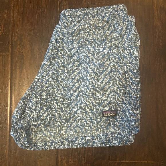 Patagonia bluff river port blue women’s baggies athletic shorts - Picture 3 of 6